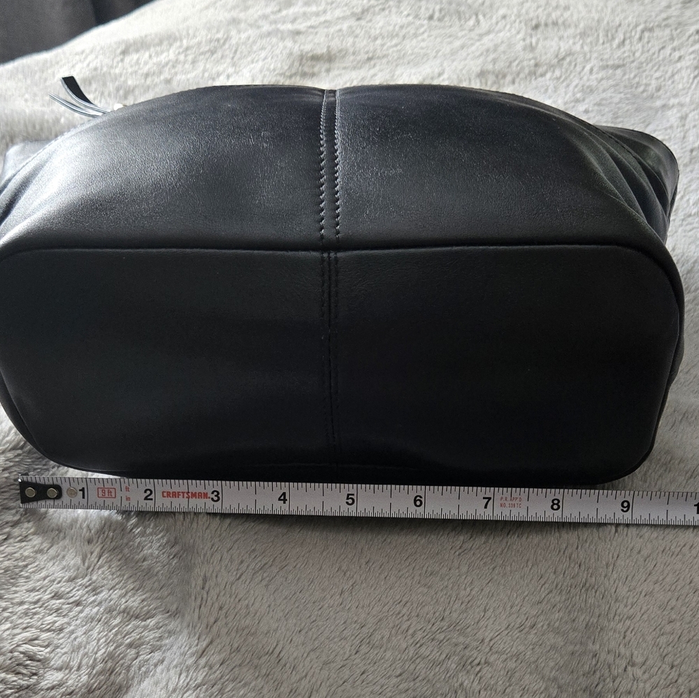 Etienne Aigner Black Leather Mini Tote Bag – Genuine Cowhide - Picture 13 of 16
